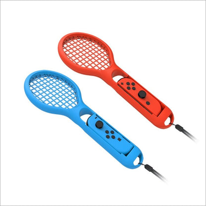BODE Left and Right Small Handle Tennis Racket NS Game Grip Sports Game Handle TNS1843 for Switch, Tennis Racket (Red and blue) - ORIWHIZBODENintendo AccessoriesNintendo Accessories Cases