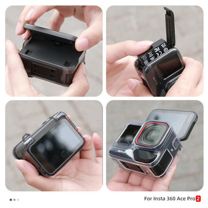 Body Soft TPU Protective Case with Lens Cover, For Insta360 Ace / Ace Pro / Pro 2, For Insta360 GO 3S - ORIWHIZDJI & Insta360 AccessoriesInsta360 Ace SeriesProtection & Cases