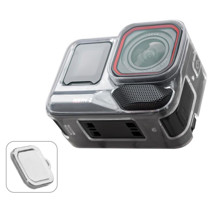 Body Soft TPU Protective Case with Lens Cover, For Insta360 Ace / Ace Pro / Pro 2, For Insta360 GO 3S - ORIWHIZDJI & Insta360 AccessoriesInsta360 Ace SeriesProtection & Cases