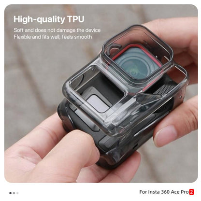 Body Soft TPU Protective Case with Lens Cover, For Insta360 Ace / Ace Pro / Pro 2, For Insta360 GO 3S - ORIWHIZDJI & Insta360 AccessoriesInsta360 Ace SeriesProtection & Cases