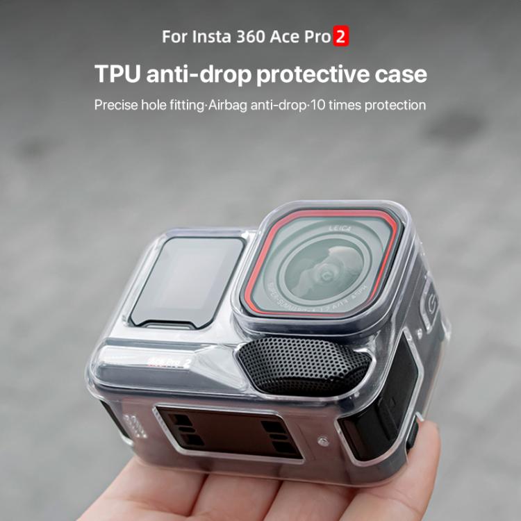 Body Soft TPU Protective Case with Lens Cover, For Insta360 Ace / Ace Pro / Pro 2, For Insta360 GO 3S - ORIWHIZDJI & Insta360 AccessoriesInsta360 Ace SeriesProtection & Cases