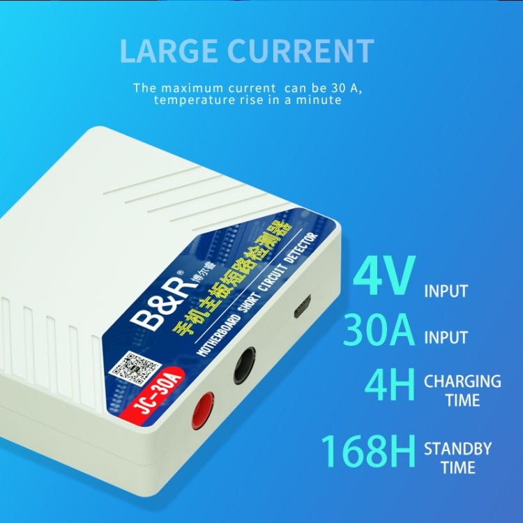 B&R JC - 30A Super Current Mobile Phone Motherboard Short - Circuit Detector Repairer Tool, B&R JC - 30A - ORIWHIZ