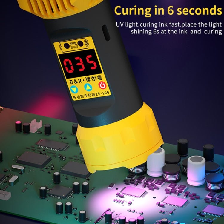 B&R ZS - 100 2 in 1 UV Curing Lamp + Fan Cooler Repair Tool, ZS - 100 - ORIWHIZ