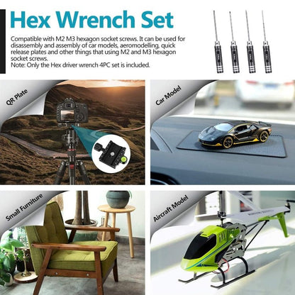 BRDRC 4 In 1 Drone Repair And Disassembly Tool Inner Hexagonal T6/T9 Screwdriver, 4 In 1 - ORIWHIZBRDRCDJI & Insta360 AccessoriesTools