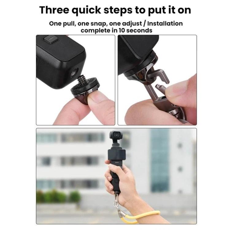 BRDRC Action Camera Anti - Loss Wrist Strap For DJI Osmo Pocket 3 / Insta360 X5 - ORIWHIZBRDRCDJI & Insta360 AccessoriesOsmo Pocket Accessories