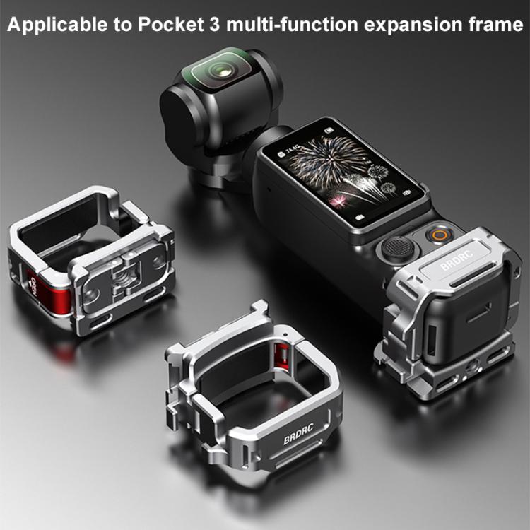 BRDRC Quick Assembly Multi - function Cold Shoe Extension Mount, For DJI Osmo Pocket 3 - ORIWHIZBRDRCDJI & Insta360 AccessoriesMount & Holder