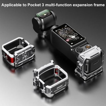 BRDRC Quick Assembly Multi - function Cold Shoe Extension Mount, For DJI Osmo Pocket 3 - ORIWHIZBRDRCDJI & Insta360 AccessoriesMount & Holder