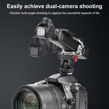 BRDRC Quick Assembly Multi - function Cold Shoe Extension Mount, For DJI Osmo Pocket 3 - ORIWHIZBRDRCDJI & Insta360 AccessoriesMount & Holder