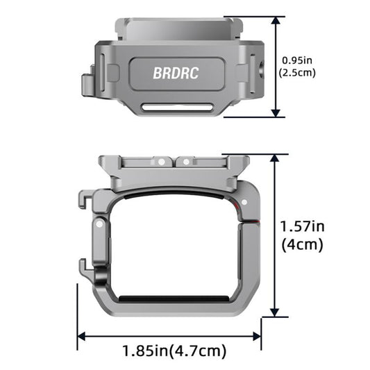BRDRC Quick Assembly Multi - function Cold Shoe Extension Mount, For DJI Osmo Pocket 3 - ORIWHIZBRDRCDJI & Insta360 AccessoriesMount & Holder