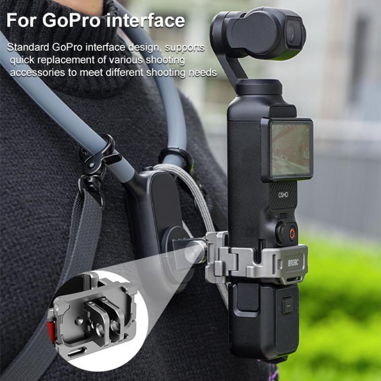 BRDRC Quick Assembly Multi - function Cold Shoe Extension Mount, For DJI Osmo Pocket 3 - ORIWHIZBRDRCDJI & Insta360 AccessoriesMount & Holder