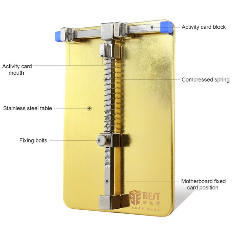 BST - 001C Stainless Steel Circuit Board soldering desoldering PCB Repair Holder Fixtures Cell Phone Repair Tool, BEST - 001C - ORIWHIZ