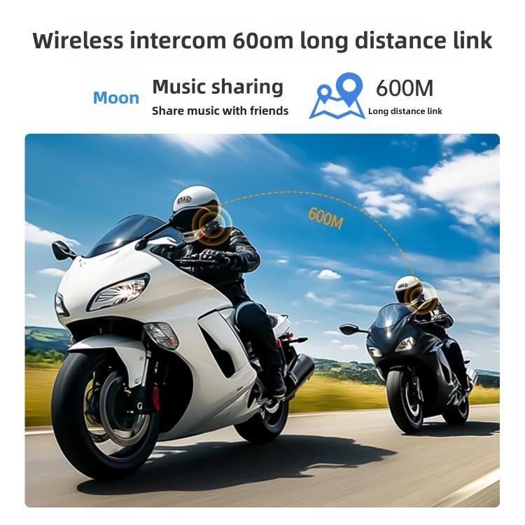 C8Max Motorcycle Intercom Video Helmet Bluetooth Headset HD Video Recorder, Soft Mic, Hard Mic, Soft and Hard Mics - ORIWHIZConsumer ElectronicsMotorcycle Walkie TalkieWalkie Talkie