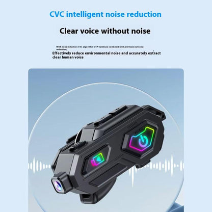 C8Max Motorcycle Intercom Video Helmet Bluetooth Headset HD Video Recorder, Soft Mic, Hard Mic, Soft and Hard Mics - ORIWHIZConsumer ElectronicsMotorcycle Walkie TalkieWalkie Talkie