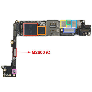 Camera Flash Module IC M2600 for iPhone 7, M2600 for 7 - ORIWHIZ