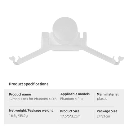 Camera Gimbal Lock Buckle Lock Holder Protection Cover For DJI Phantom 4 Pro - ORIWHIZDJI & Insta360 AccessoriesDJI Phantom Series
