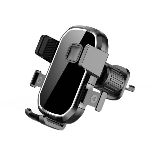 Car Air Outlet Hook Firmly Navigation Mobile Phone Holder, Mirror Black - ORIWHIZ