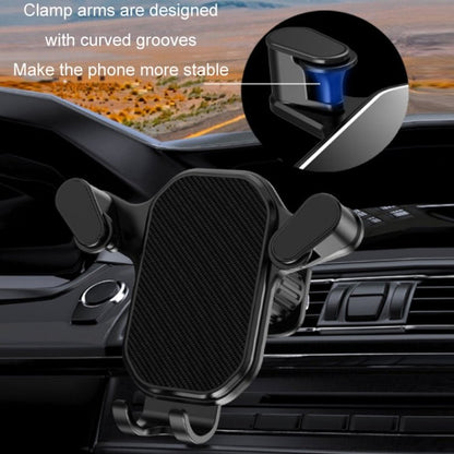 Car Air Outlet Upside - down Hook Strong Mobile Phone Holder, Cool Black, High - grade Black - ORIWHIZ