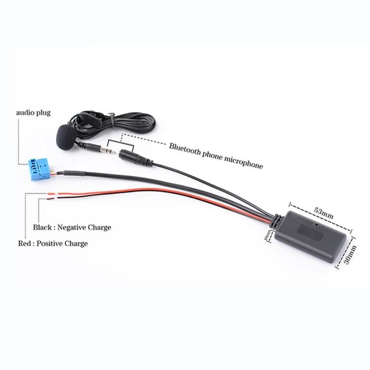 Car AUX Bluetooth Audio Cable + MIC for BMW E60, For BMW E60(MIC) - ORIWHIZCar Replacement PartsDIY CablesIn Car