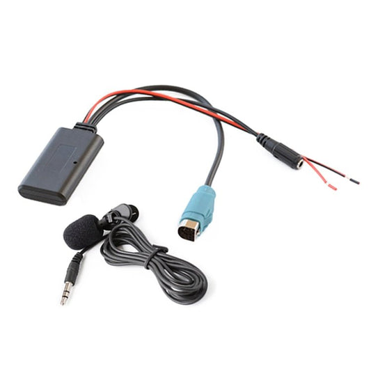 Car AUX Bluetooth Wireless Music Audio Cable + MIC Phone for Alpine KCE - 236B 9870/9872, For Alpine KCE - 236B 9870/9872 - ORIWHIZCar Replacement PartsDIY CablesIn Car