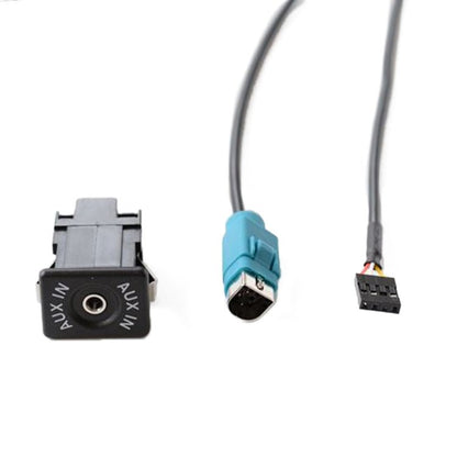 Car AUX Interface + Cable for Alpine kce - 237b 101E 102E 105E 117e 123e 305S 520C, For Alpine kce - 237b 101E - ORIWHIZCar Replacement PartsDIY CablesIn Car