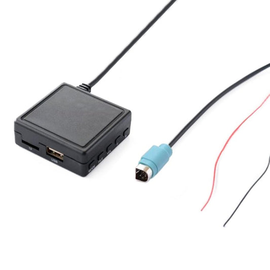 Car AUX Wireless Bluetooth Music Audio Cable + MIC Phone Control Change Song for Alpine KCE - 236B 9870/9872, For Alpine KCE - 236B 9870/9872(MIC) - ORIWHIZCar Replacement PartsDIY CablesIn Car