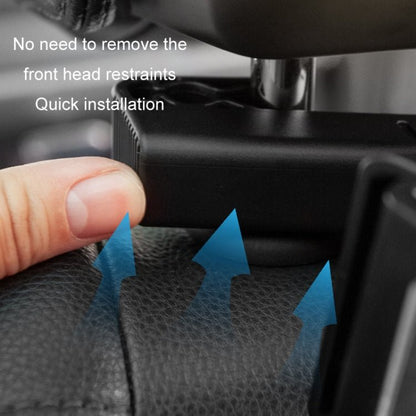 Car Back Seat Buckle Type Rotating Telescopic Mobile Phone Tablet Holder, Tablet Holder(Black) - ORIWHIZ