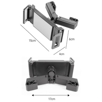 Car Back Seat Buckle Type Rotating Telescopic Mobile Phone Tablet Holder, Tablet Holder(Black) - ORIWHIZ