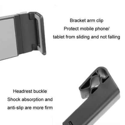 Car Back Seat Buckle Type Rotating Telescopic Mobile Phone Tablet Holder, Tablet Holder(Black) - ORIWHIZ