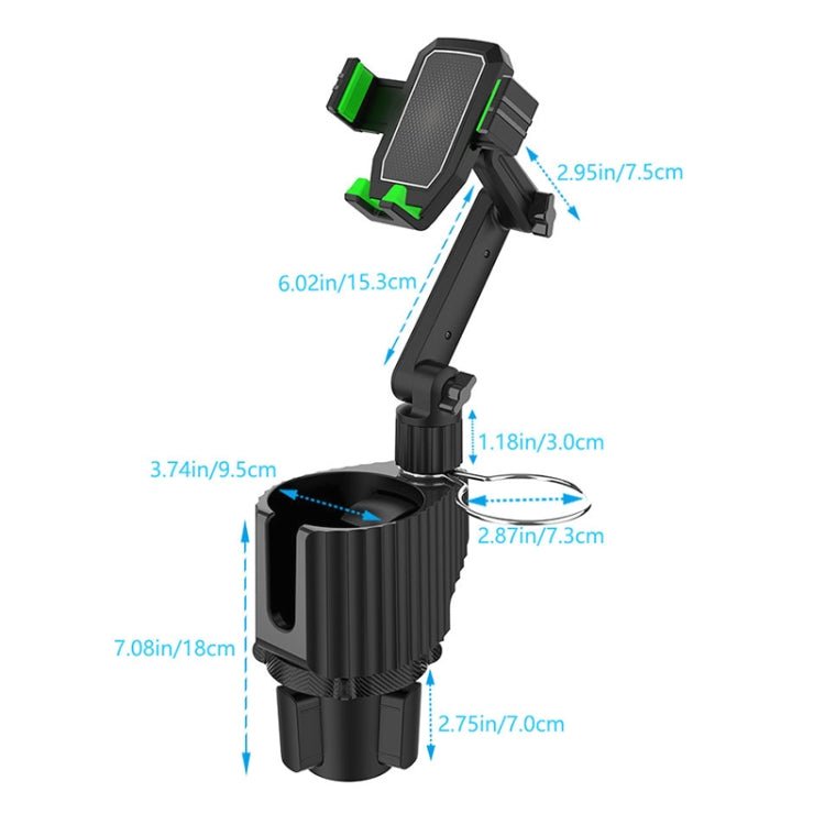 Car Beverage Rack Water Cup Mobile Phone Holder, Water Cup Mobile Phone Holder - ORIWHIZ