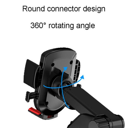 Car Cell Phone Telescopic Holder Universal Automobile Navigation Bracket, Air Vent Model, Suction Cup Model, 2 In 1 - ORIWHIZ