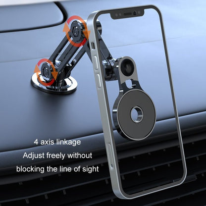 Car Desktop Folding Magnetic Suction Stretch Live Mobile Phone Holder, 1210 - ORIWHIZ