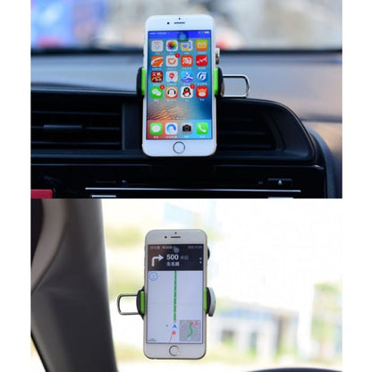Car Diamond Suction Cup Mobile Phone Holder, Green, Black - ORIWHIZ