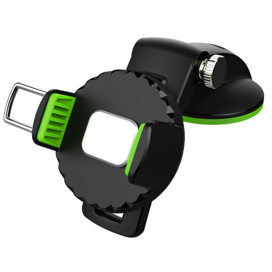Car Diamond Suction Cup Mobile Phone Holder, Green, Black - ORIWHIZ
