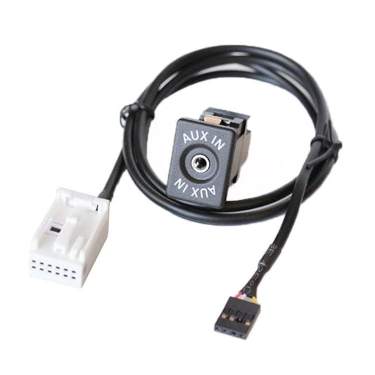 Car Handheld Box AUX Interface Connector + Cable Wire Harness for Volkswagen Bora / Audi, For Volkswagen Bora - ORIWHIZCar Replacement PartsDIY CablesIn Car