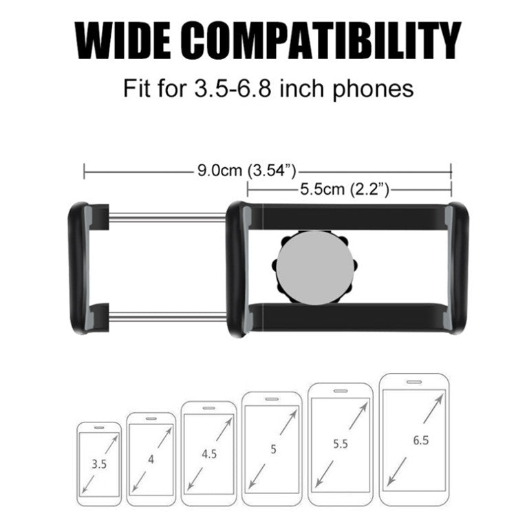 Car Mobile Phone Holder Buckle Instrument Trolley Inner Clip Mobile Phone Navigation Bracket With Number Plate, Navigation Bracket With Number Plate - ORIWHIZ