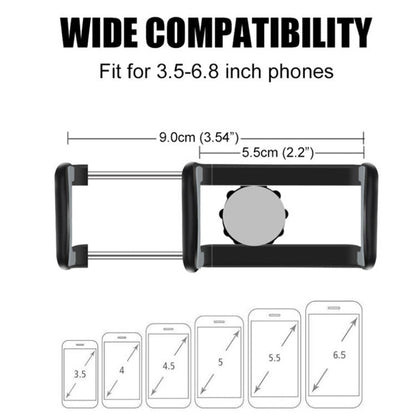 Car Mobile Phone Holder Buckle Instrument Trolley Inner Clip Mobile Phone Navigation Bracket With Number Plate, Navigation Bracket With Number Plate - ORIWHIZ