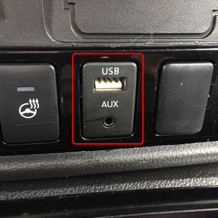 Car Modified AUX+USB Socket Audio Modification Accessories 3.5mm USB Extension Line, AUX+USB - ORIWHIZCar Replacement PartsDIY CablesIn Car