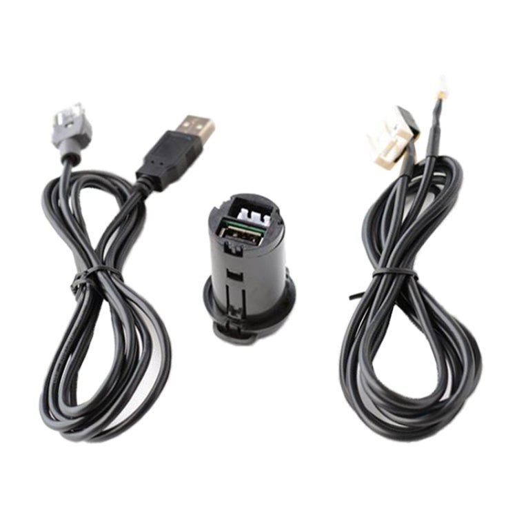 Car RD45 USB / AUX Audio Adapter Cable for Citroen C2/C5 / Peugeot 207/307/408/508/4007, For Citroen C2/C5 / Peugeot 207/307/408/508/4007 - ORIWHIZCar Replacement PartsDIY CablesIn Car