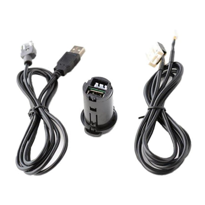 Car RD45 USB / AUX Audio Adapter Cable for Citroen C2/C5 / Peugeot 207/307/408/508/4007, For Citroen C2/C5 / Peugeot 207/307/408/508/4007 - ORIWHIZCar Replacement PartsDIY CablesIn Car