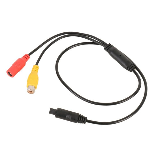 Car Rear View Camera 4 Pin Male to CVBS RCA Female Video Adapter Cable, 4 Pin to CVBS - ORIWHIZCar Replacement PartsDIY CablesIn Car