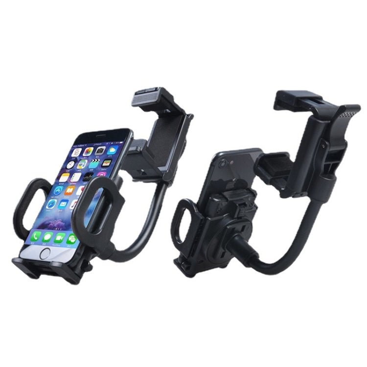 Car Rearview Mirror Hose Bracket Mobile Phone Clip Universal Navigation Bracket, H59+C38 - ORIWHIZ
