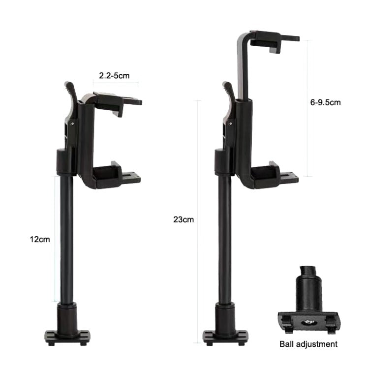 Car Rearview Mirror Hose Bracket Mobile Phone Clip Universal Navigation Bracket, H59+C38 - ORIWHIZ