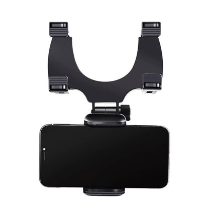 Car Rearview Mirror Mobile Phone Bracket Navigation Recorder Rotating Holder, Car Rearview Mirror Phone Bracket - ORIWHIZ