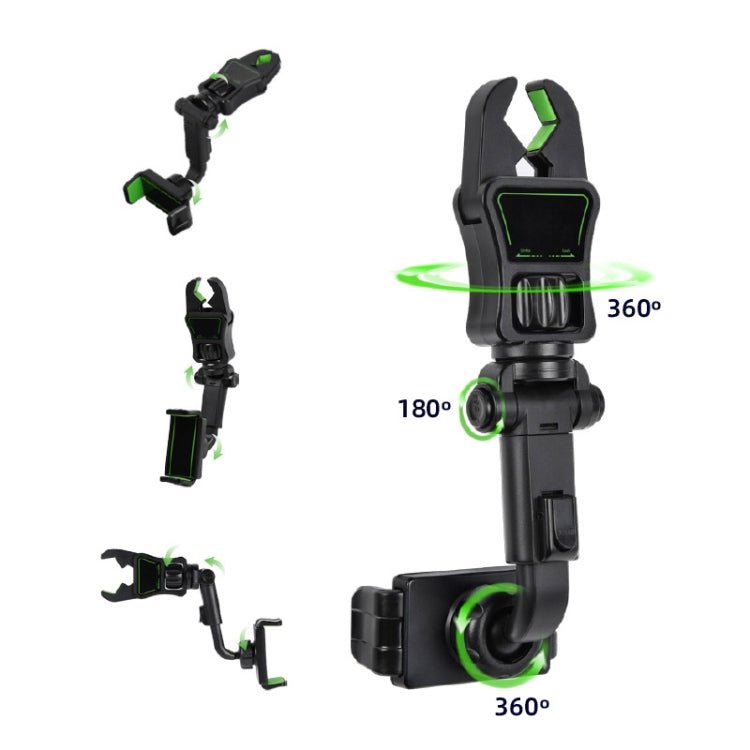 Car Rearview Mirror Mobile Phone Holder Pillow Universal Car Mobile Phone Holder, H02 - ORIWHIZ