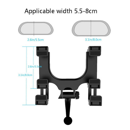 Car Rearview Mirror Universal Navigation Mobile Phone Bracket, R001 - ORIWHIZ