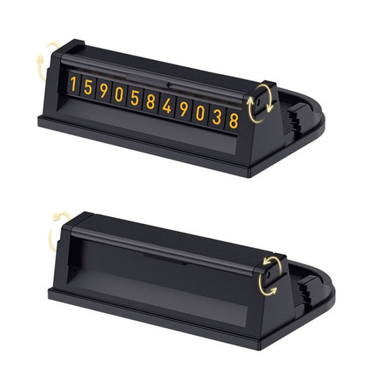 Car Temporary Parking Card Car Mobile Phone Holder Multi - Function Hidden Temporary Parking Card, SD - 1028 - ORIWHIZ