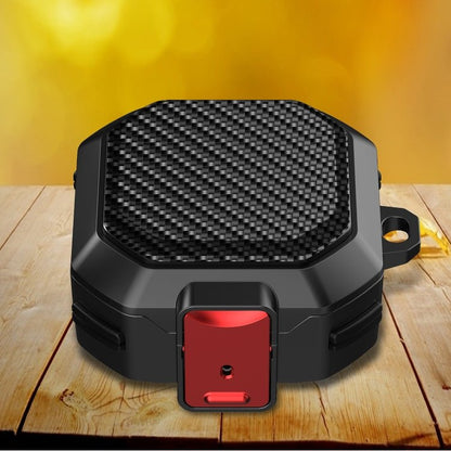 Carbon Fiber Texture Anti - fall Earphones Case with Switch, For Samsung Galaxy Buds Live/Buds Pro/Buds 2/2 Pro - ORIWHIZ
