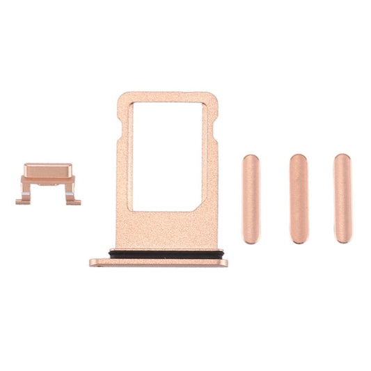 Card Tray + Volume Control Key + Power Button + Mute Switch Vibrator Key for iPhone 8, For iPhone 8 - ORIWHIZ