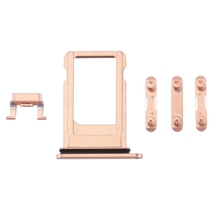 Card Tray + Volume Control Key + Power Button + Mute Switch Vibrator Key for iPhone 8, For iPhone 8 - ORIWHIZ
