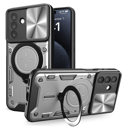 CD Texture Sliding Camshield Magnetic Holder Phone Case, For Samsung Galaxy A37 5G, For Samsung Galaxy A06 5G, For Samsung Galaxy A56 5G, For Samsung Galaxy A26 5G, For Samsung Galaxy A36 5G, For Samsung Galaxy A16 5G, For Samsung Galaxy A06 4G        ... - ORIWHIZGalaxy Phone CasesMore Galaxy CaseSamsung Accessories